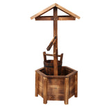 Gardeon Wooden Wishing Well