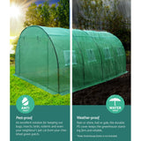 Greenfingers Greenhouse 4MX3MX2M Green House Replacement Cover Only Garden Shed