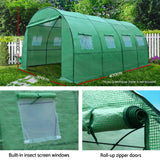 Greenfingers Greenhouse 4MX3MX2M Green House Replacement Cover Only Garden Shed