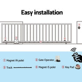 LockMaster Electric Sliding Gate Opener 1800KG With Keypad Remote 4M Rail