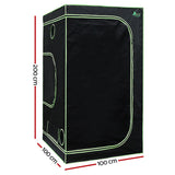 Greenfingers 1680D 1MX1MX2M Hydroponics Grow Tent Kits Hydroponic Grow System