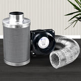 Green Fingers Ventilation Fan and Active Carbon Filter Ducting Kit