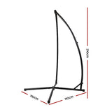 Gardeon Outdoor Hammock A Shape Steel Frame