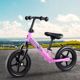 Kids Balance Bike Ride On Toys Puch Bicycle Wheels Toddler Baby 12" Bikes Pink