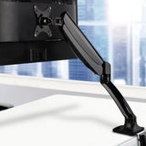 Adjustable Monitor Arm Desk Mounted - Black