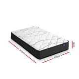 Giselle Bedding King Single Size Mattress Bed Medium Firm Foam Bonnell Spring 16cm