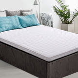 Giselle Bedding Memory Foam Mattress Topper Bed Underlay Cover King 7cm