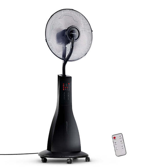 Devanti Portable Misting Fan with Remote Control - Black