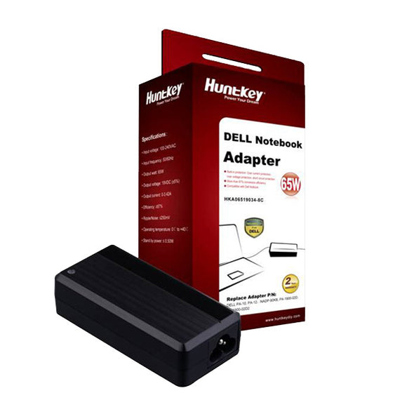 Huntkey DELL Notebook Adapter 65W (HKA06519034-8C)