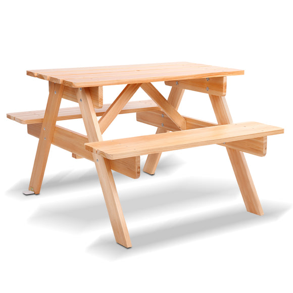 Keezi Kids Wooden Picnic Bench Set