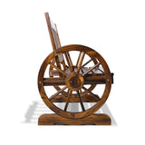 Gardeon Wooden Wagon Wheel Chair