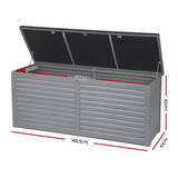 Gardeon Outdoor Storage Box Bench Seat Garden Sheds Chest 490L