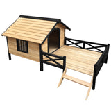 i.Pet Dog Kennel Kennels Outdoor Wooden Pet House Puppy Extra Large XXL Outside