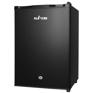 Glacio 80L Portable Fridge Bar Freezer Cooler Upright 12V/24V/240V Caravan 4WD Car Camping Black