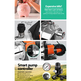 Giantz 800W High Pressure Garden Water Pump with Auto Controller