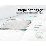 Giselle Bedding Goose Down Feather Quilt Cover Duvet 800GSM Winter Doona White King