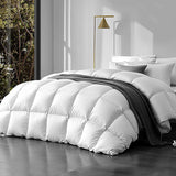 Giselle Bedding 800GSM Goose Down Feather Quilt Cover Duvet Winter Doona White Queen