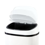 Devanti 58L Sensor Bin White