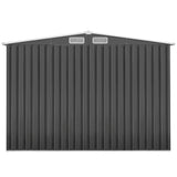 Giantz 2.02 x 3.2m Metal Shed - Grey