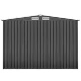 Giantz 2.02 x 3.89m Metal Shed - Grey