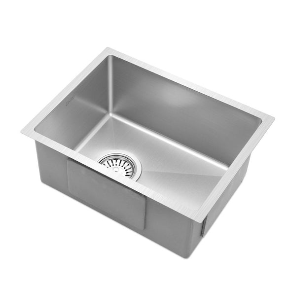 Cefito Stainless Steel Kitchen Sink 340X440MM Nano Under/Topmount Sinks Laundry Silver