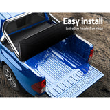 Weisshorn Fit TOYOTA HILUX SR5 A-DECK DUAL CAB Tonneau Cover Clip On UTE Truck