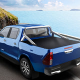 Weisshorn Fit TOYOTA HILUX SR5 A-DECK DUAL CAB Tonneau Cover Clip On UTE Truck