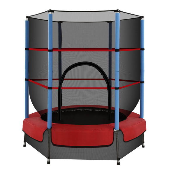 Everfit 4.5FT Trampoline Round Trampolines Kids Enclosure Outdoor Indoor Gift