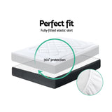 Giselle QUEEN Wool Underlay Mattress Topper Underblanket Cotton