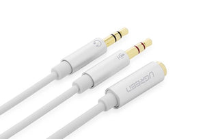 UGREEN 3.5mm Female to 2mm male audio cable - White (20897)