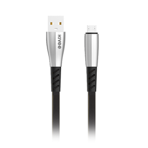 KIVEE CB103 Lightning Charging cable 1M Black/Silver