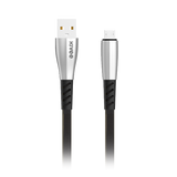 KIVEE CB103 Lightning Charging cable 1M Black/Silver