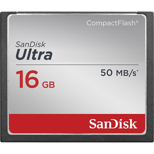SanDisk Ultra 16GB CompactFlash 50MB/s (SDCFHS-0016G-Q46)