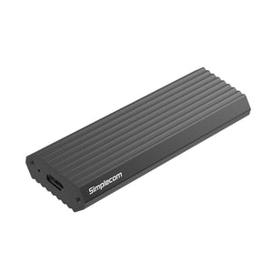 Simplecom SE513 NVMe PCIe (M Key) M.2 SSD to USB 3.1 Gen 2 Type C Enclosure 10Gbps Grey