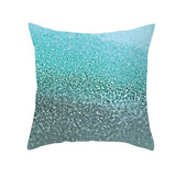 Aqua Blue Sea Style Cushion Covers 4pcs Pack