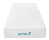 Palermo Single 25cm Gel Memory Foam Mattress - Dual-Layered - CertiPUR-US Certified