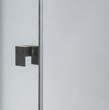 Adjustable Semi Frameless Shower Screen (82~90) x 195cm Australian Safety Glass