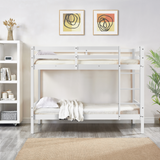 Tracey Solid Pinewood Kids' Single Bunk Bed White