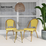 Lana Yellow Outdoor Dining Chair Set