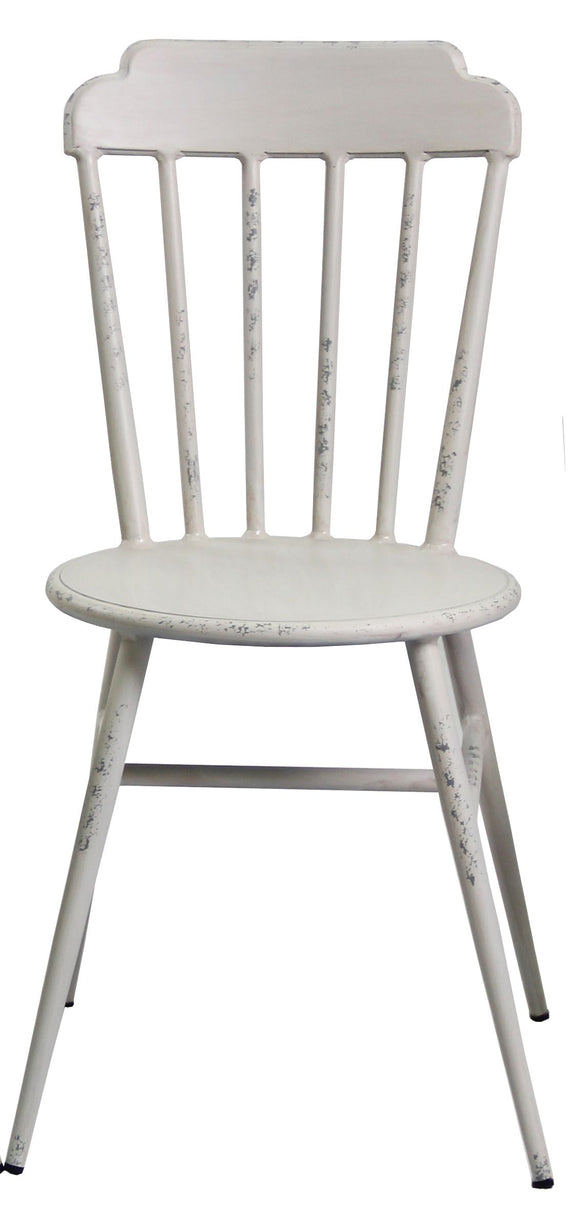 Aluminium Windsor Dinning Chair Retro White Set of 2