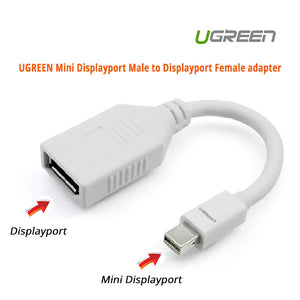 UGREEN Mini Displayport Male to Displayport Female adapter (10445)