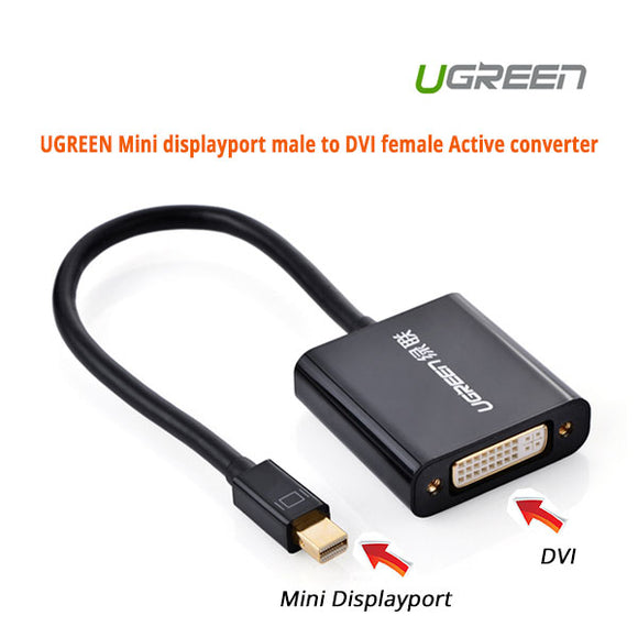 UGREEN Mini displayport male to DVI female Active converter (10448)