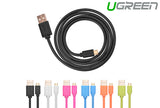 UGREEN Micro USB Male to USB Male cable Gold-Plated - White 2M (10850)