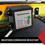 BREAK AWAY SYSTEM WITH BATTERY & SWITCH TRAILER FLOAT BOAT ELECTRIC BRAKEAWAY