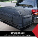 Cargo Carrier Luggage Basket Car Rack Foldable Hitch Mount Steel Mesh 4WD