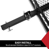 Cargo Carrier Luggage Basket Car Rack Foldable Hitch Mount Steel Mesh 4WD