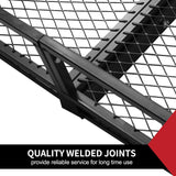 Cargo Carrier Luggage Basket Car Rack Foldable Hitch Mount Steel Mesh 4WD