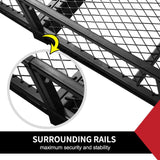 Cargo Carrier Luggage Basket Car Rack Foldable Hitch Mount Steel Mesh 4WD