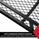 Cargo Carrier Luggage Basket Car Rack Foldable Hitch Mount Steel Mesh 4WD