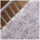Naturi Elephant Cot Fitted Sheet by Lolli Living